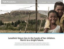 Tablet Screenshot of faithfdn.org
